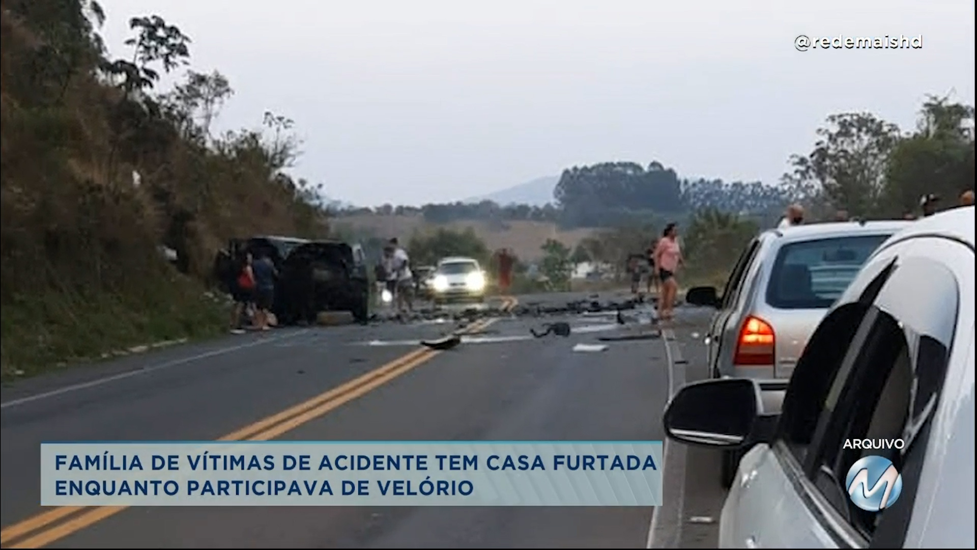 Família de vítimas de acidente tem casa furtada enquanto participava de velório