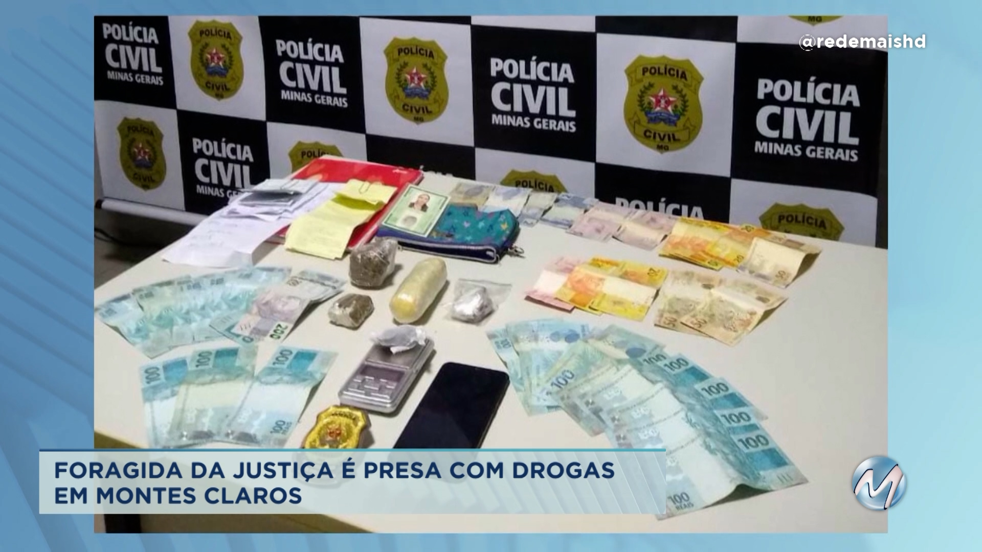 Foragida da justiça é presa com drogas em Montes Claros