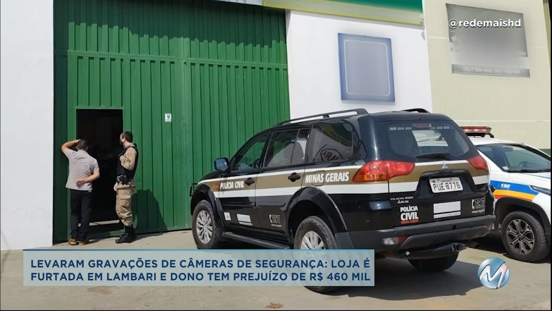 Loja é furtada e dono tem prejuízo de R$ 460 mil em Lambari