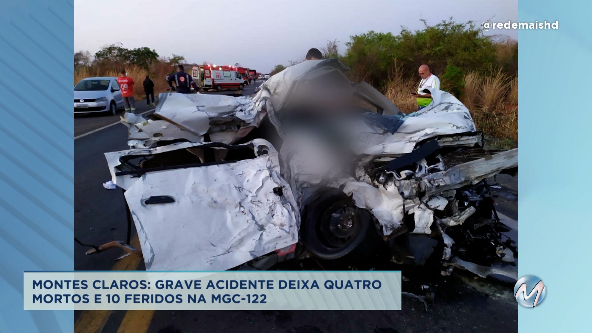 Acidente deixa 4 mortos e 10 feridos em Montes Claros
