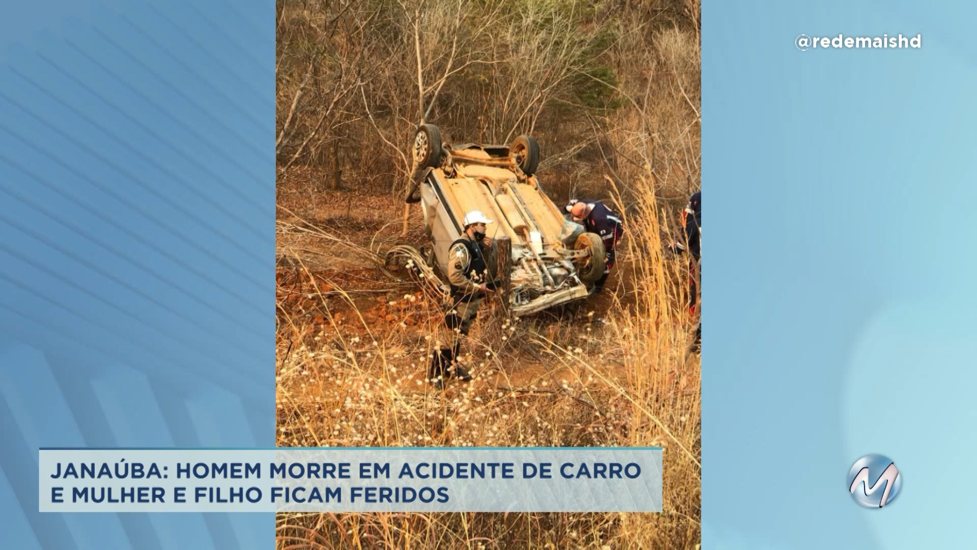 Esposa e filho ficam feridos: acidente deixa homem morto em Janaúba