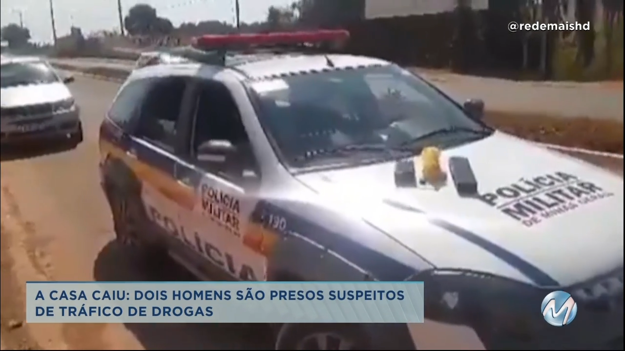 Três Pontas: dois homens são presos suspeitos de tráfico de drogas