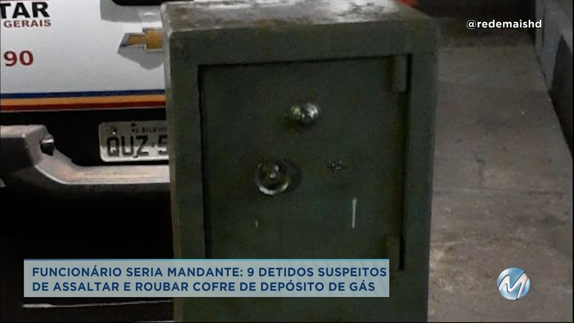 Polícia prende 9 pessoas suspeitas de assaltar e roubar cofre em Poços de Caldas