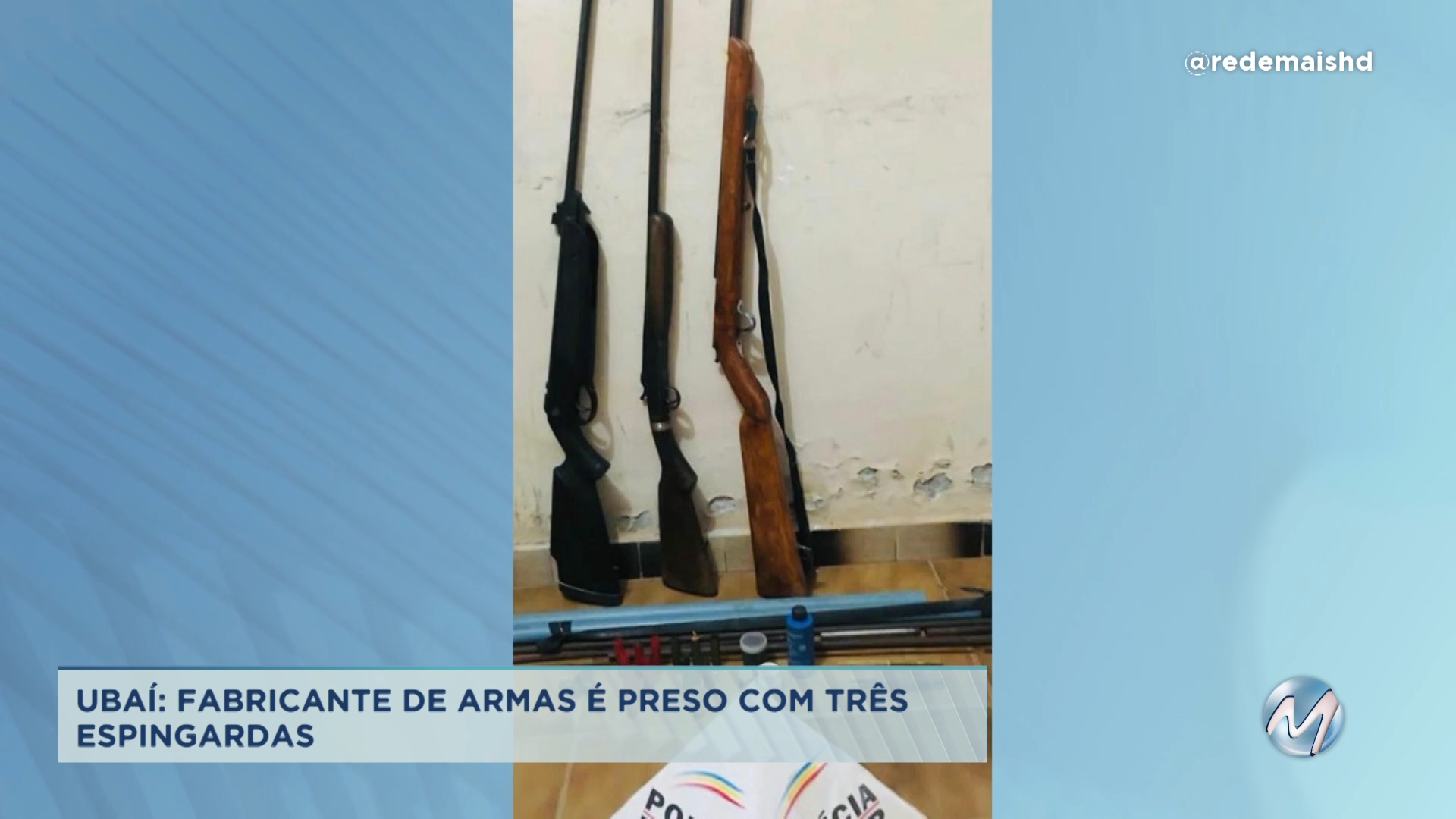 Unaí: fabricante de armas é preso com três espingardas