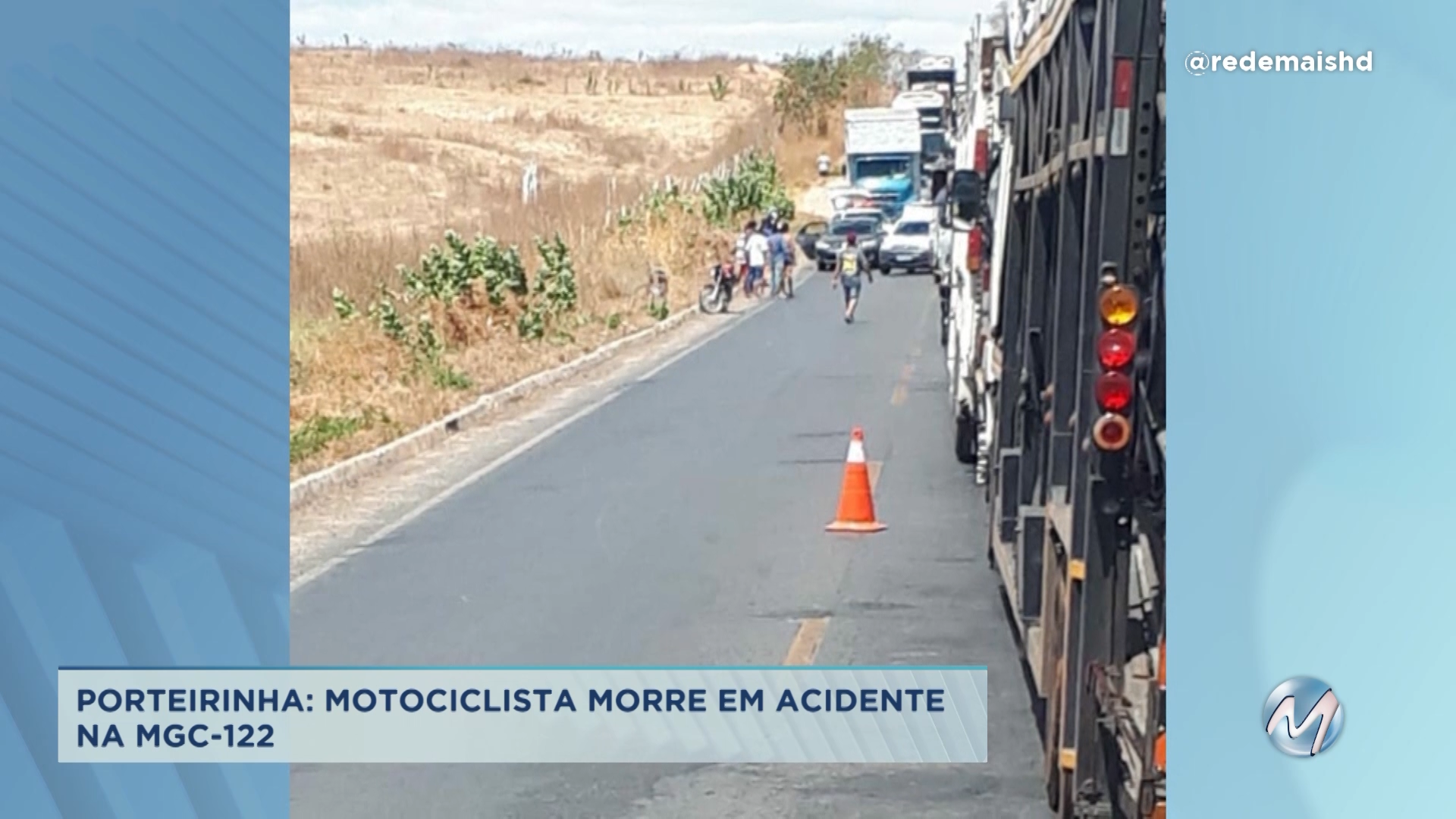 Porteirinha: motociclista morre em acidente na MGC-122