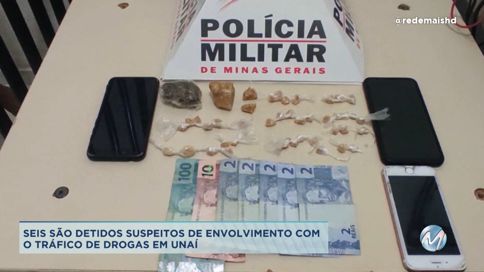 Drogas: seis pessoas são detidas suspeitas de envolvimento com o tráfico em Unaí