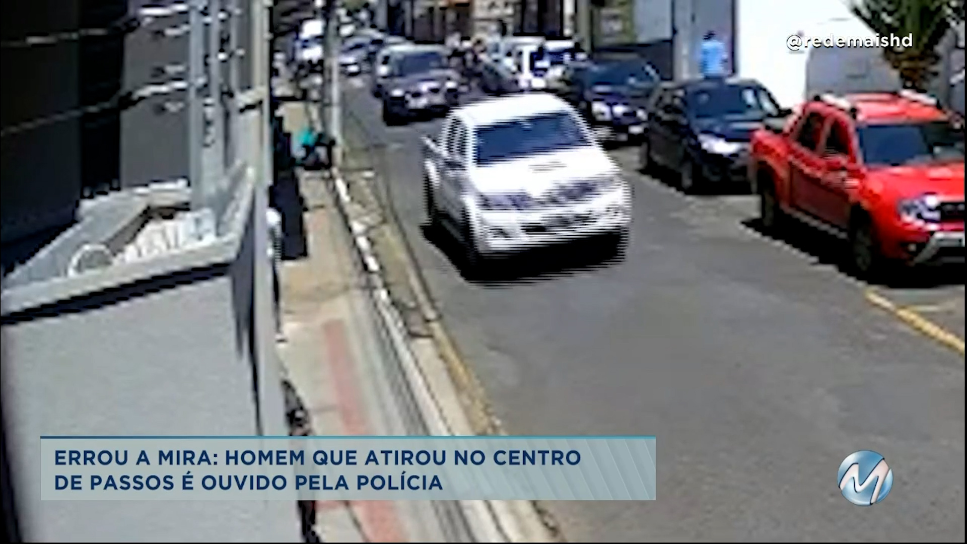 Errou a mira: homem que fez disparo de arma e atingiu mulher é ouvido em Passos