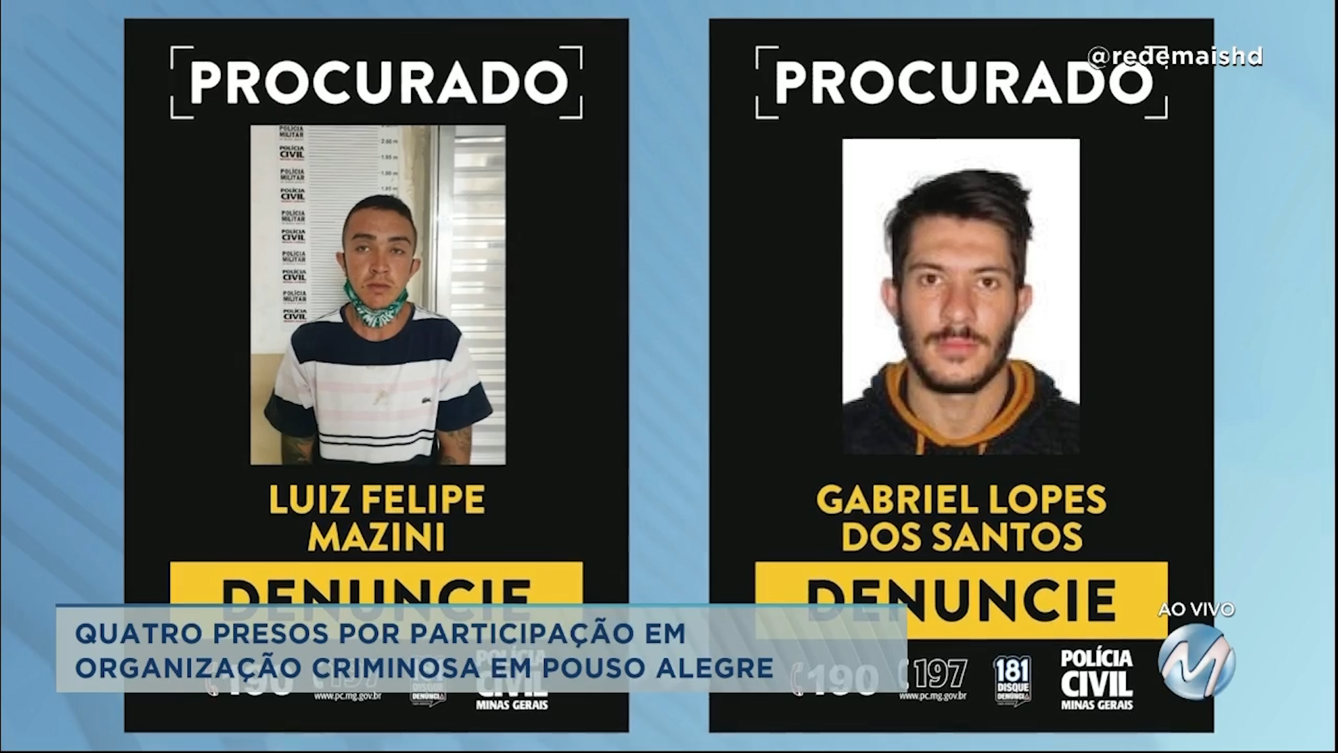 Quatro presos por participação em organização criminosa em Pouso Alegre