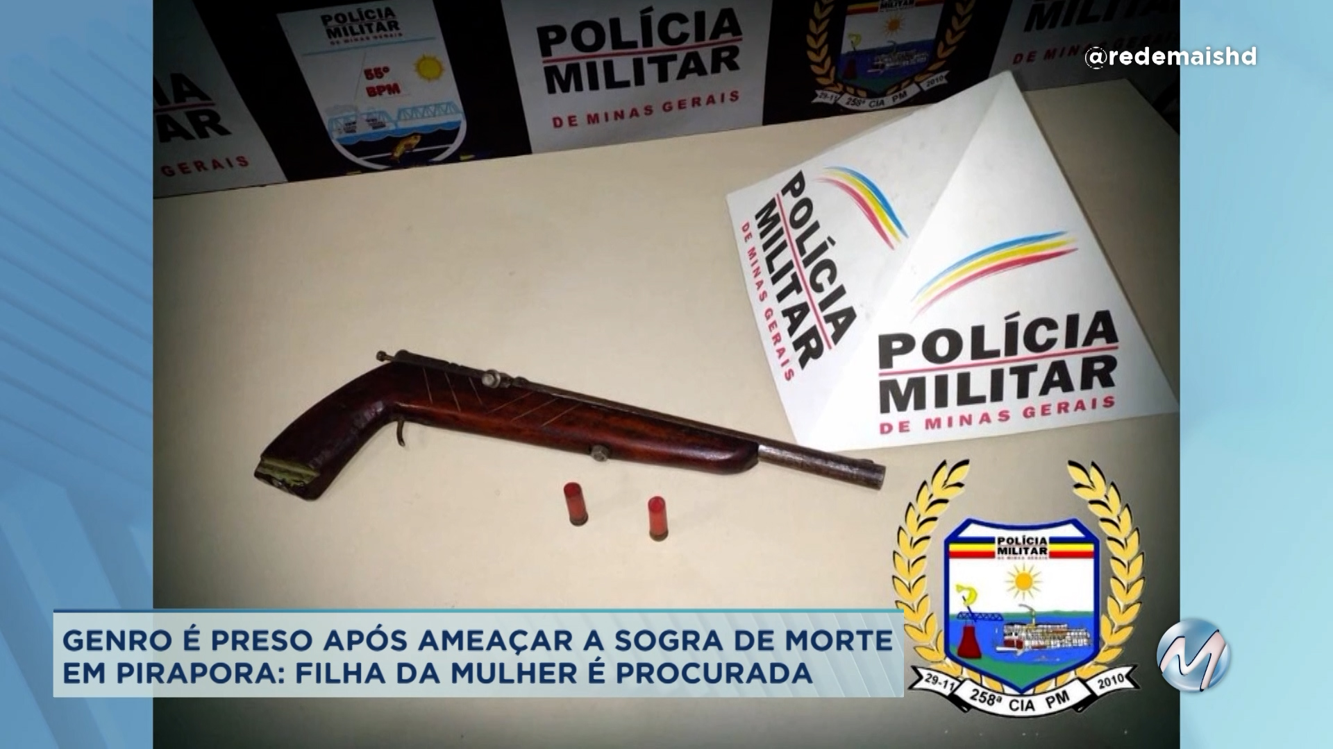 Homem é preso após ameaçar a sogra de morte em Pirapora