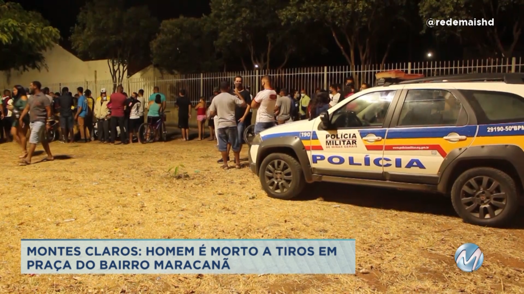 Montes Claros: homem é morto a tiros em praça do bairro Maracanã