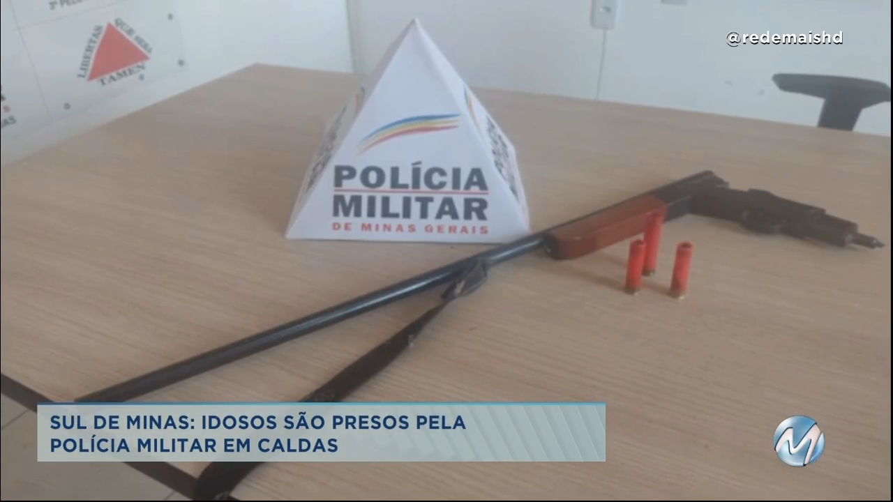 Caldas: idoso é preso suspeito de atirar em suspeito de abuso sexual