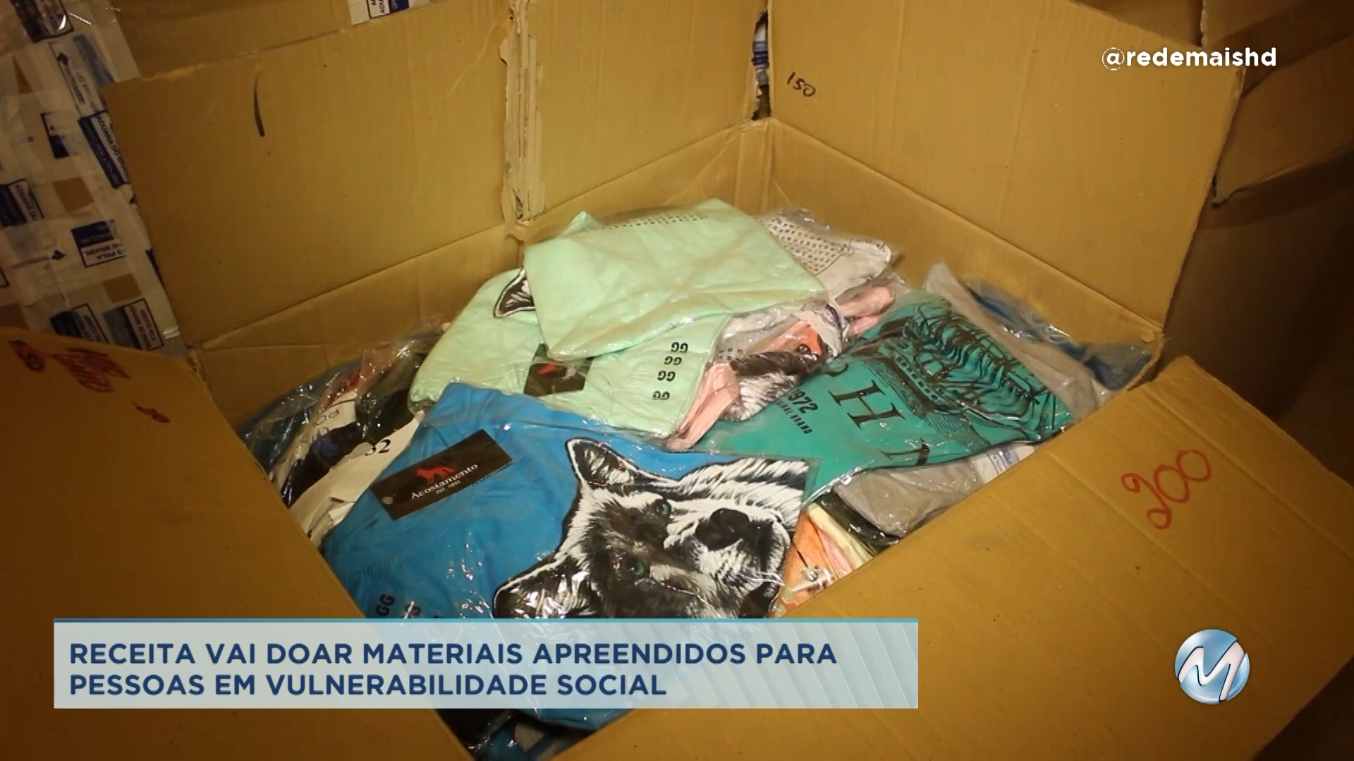 Receita Federal vai doar materiais apreendidos para pessoas em vulnerabilidade social