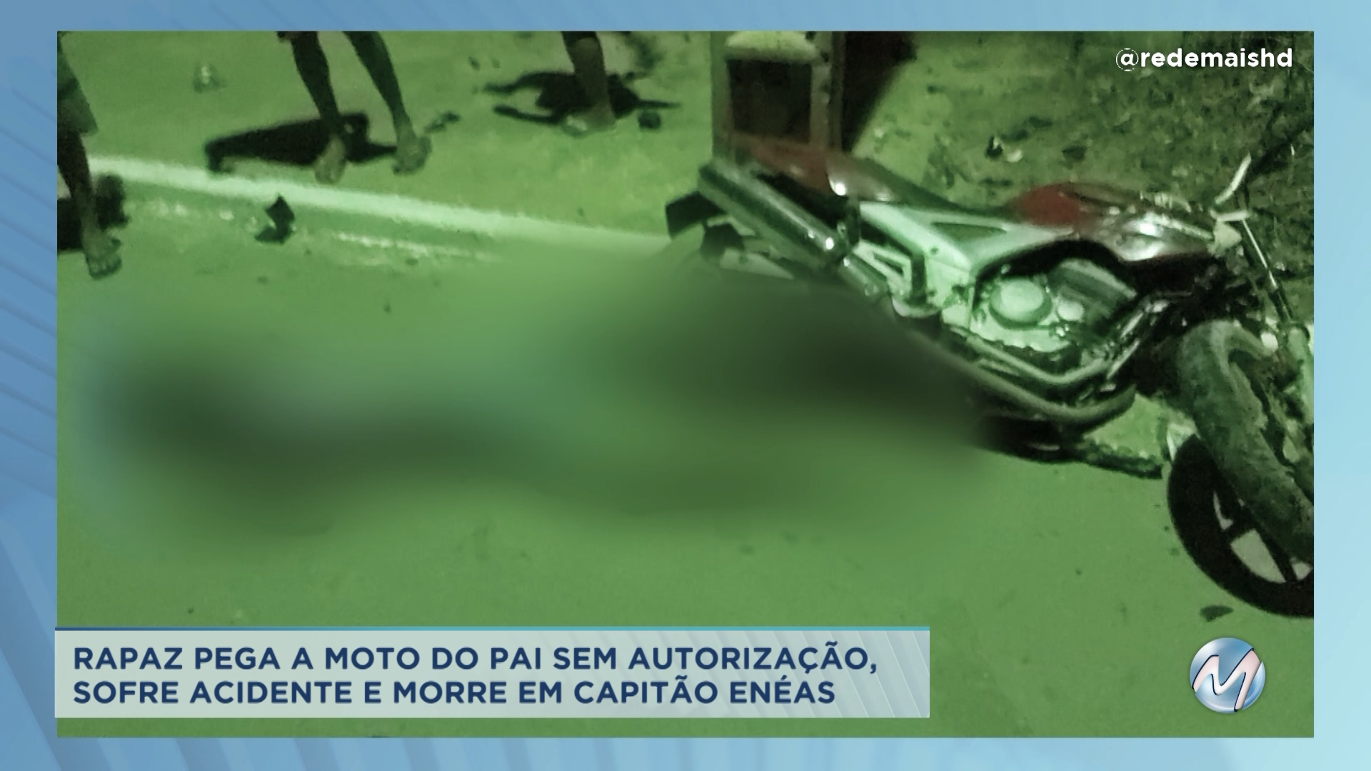 Capitão Enéas: rapaz pega moto do pai sem autorização e morre em acidente