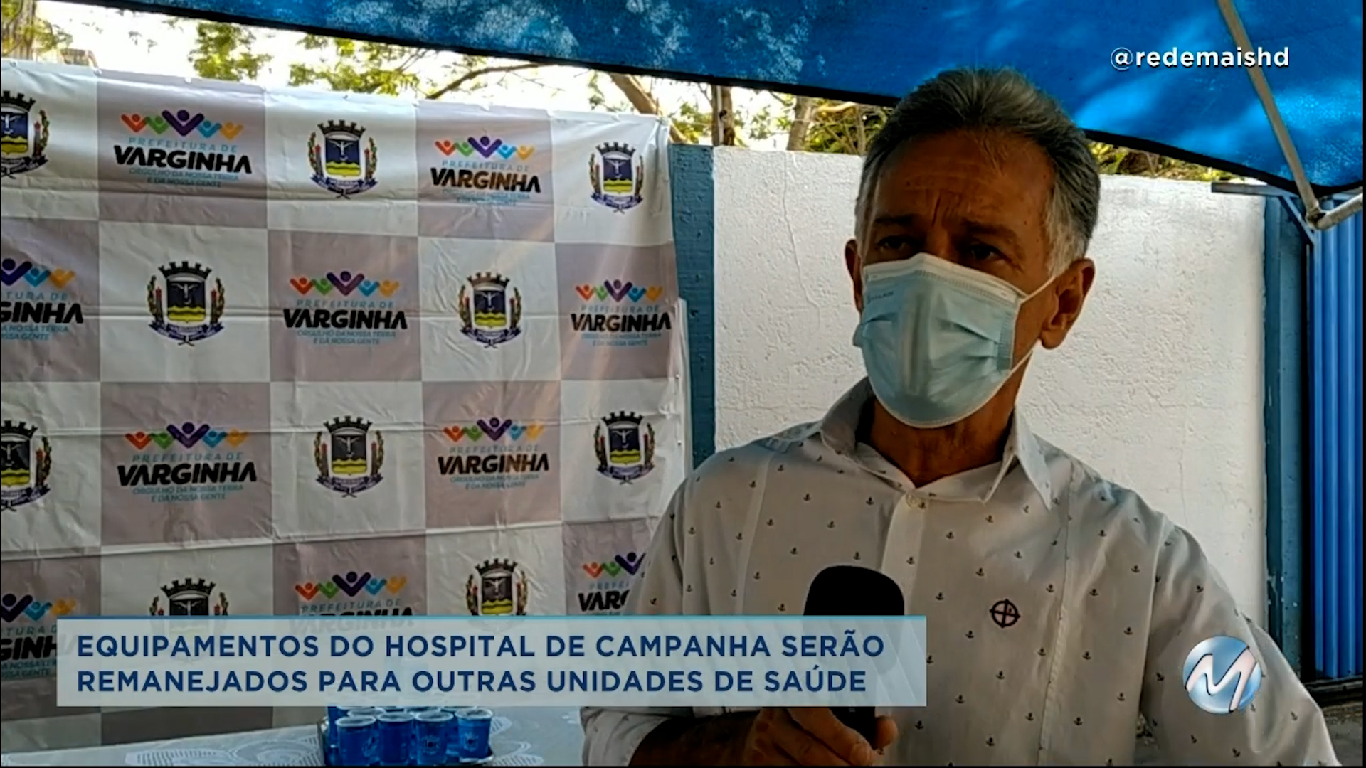 Varginha: equipamentos do hospital de campanha serão remanejados