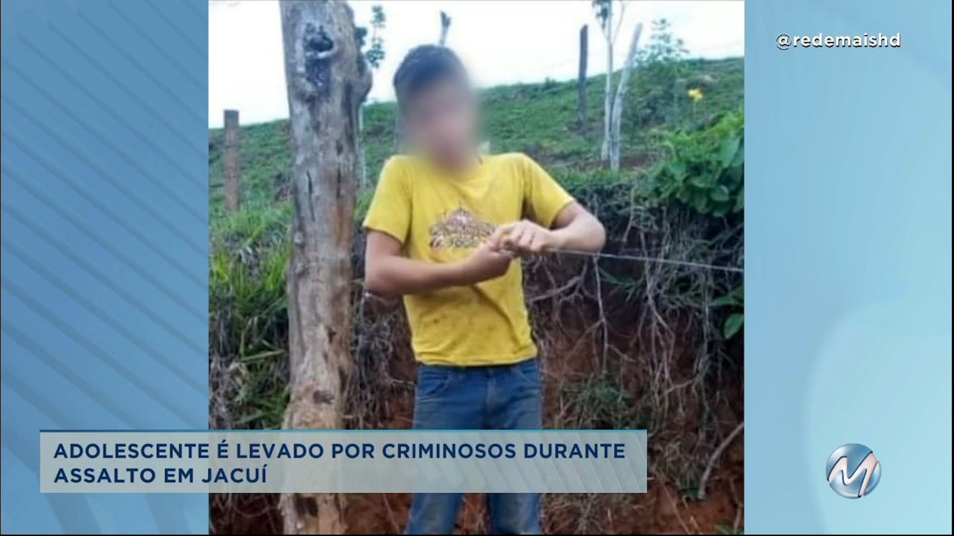 Adolescente é levado por criminosos durante assalto em Jacuí