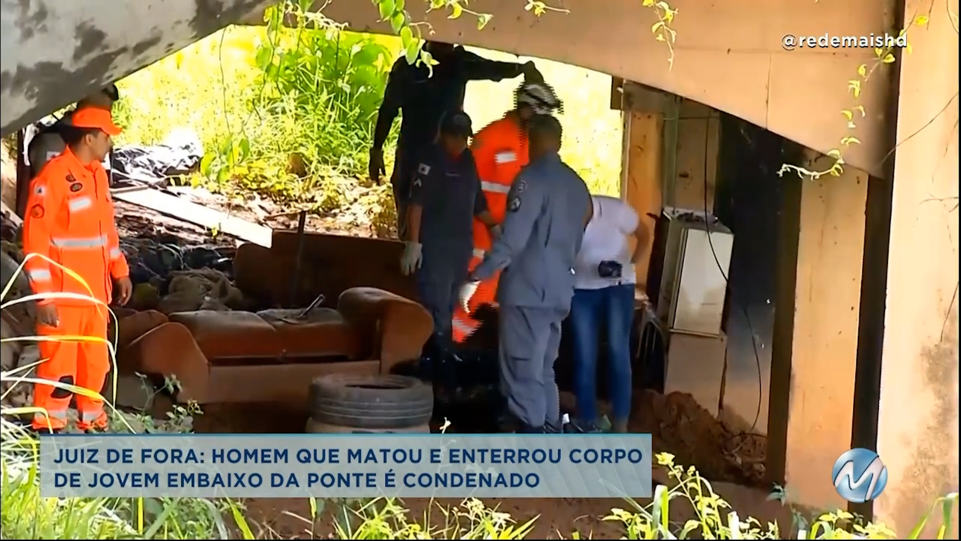 Juiz de Fora: homem que matou e enterrou corpo de jovem embaixo da ponte é condenado