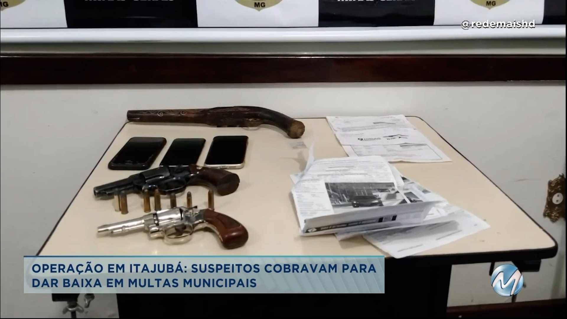 Operação em Itajubá: suspeitos cobravam para dar baixa em multas municipais