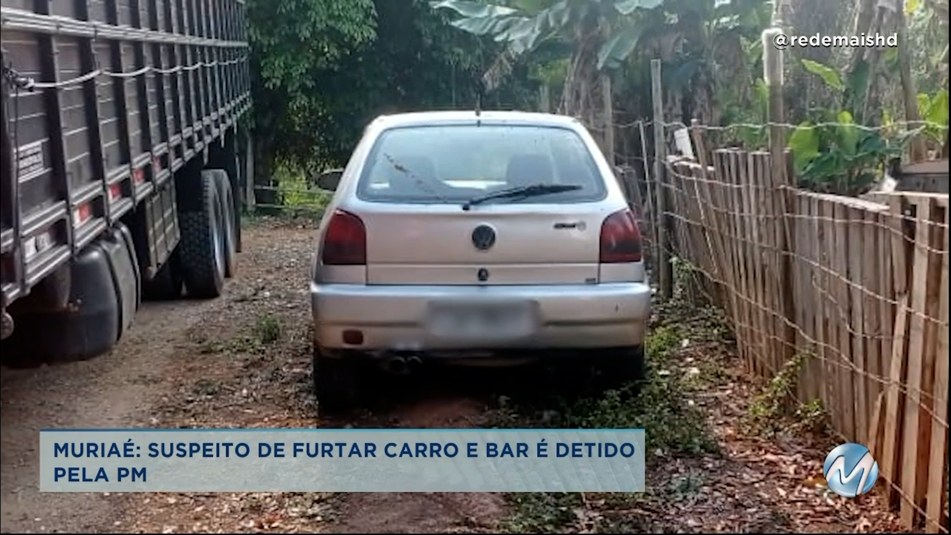 Muriaé: suspeito de furtar carro e bar é detido pela PM