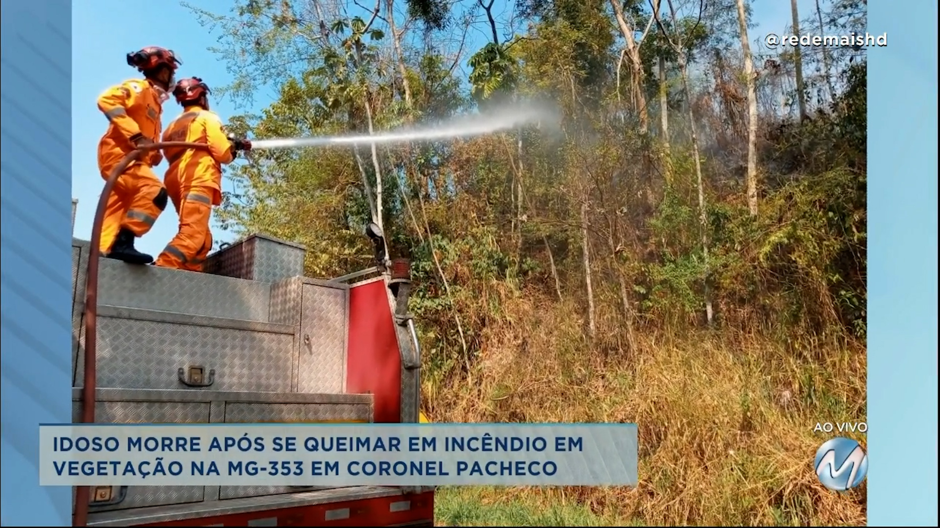 Idoso morre após se queimar em incêndio na Zona da Mata