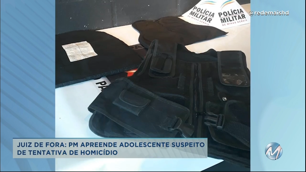 Juiz de Fora: PM apreende adolescente suspeito de tentativa de homicídio
