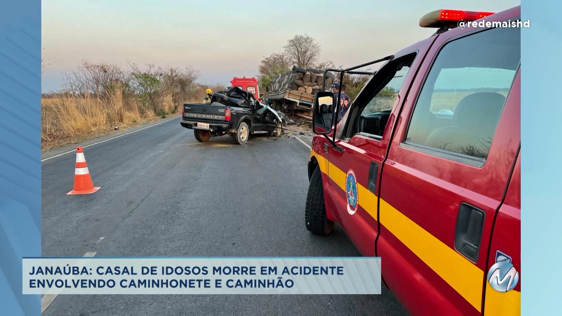 Casal de idosos morre em acidente em Janaúba