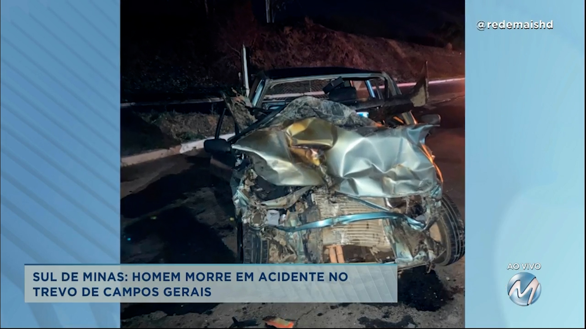 Homem morre em acidente em trevo no Sul de Minas