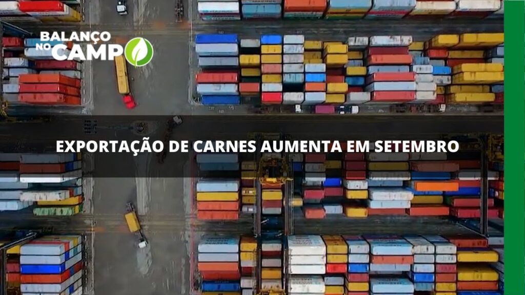 Exportação de carnes aumenta em setembro