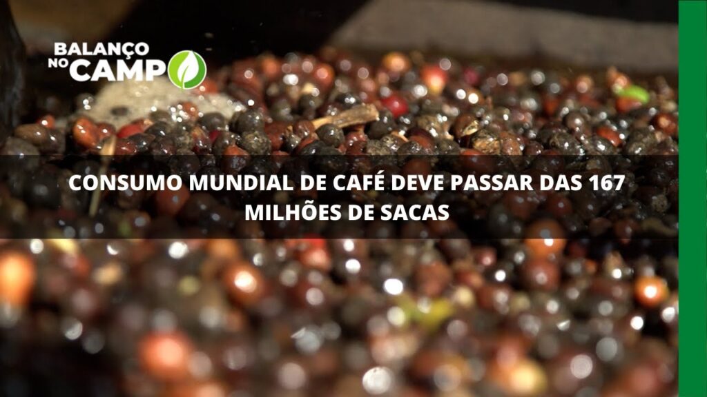 Consumo mundial de café deve passar das 167 milhões de sacas