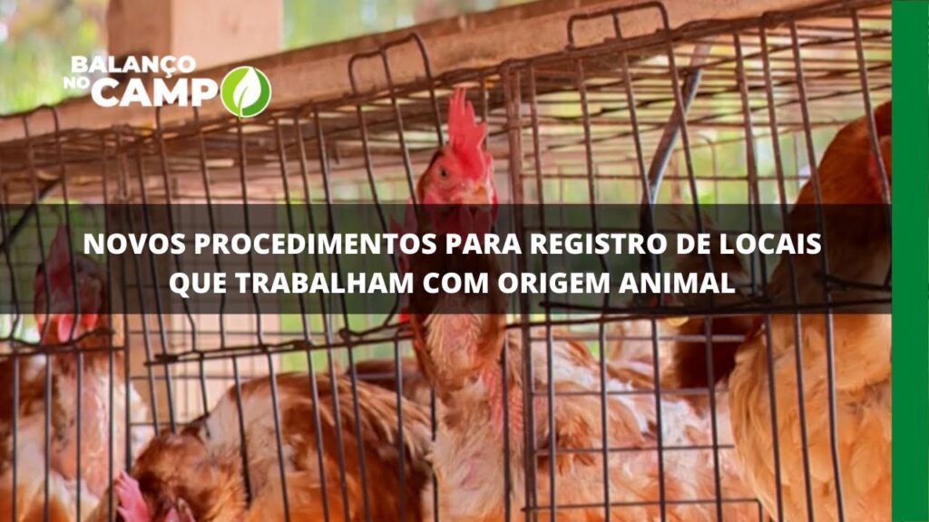 Novos procedimentos para registro de locais que trabalham com origem animal