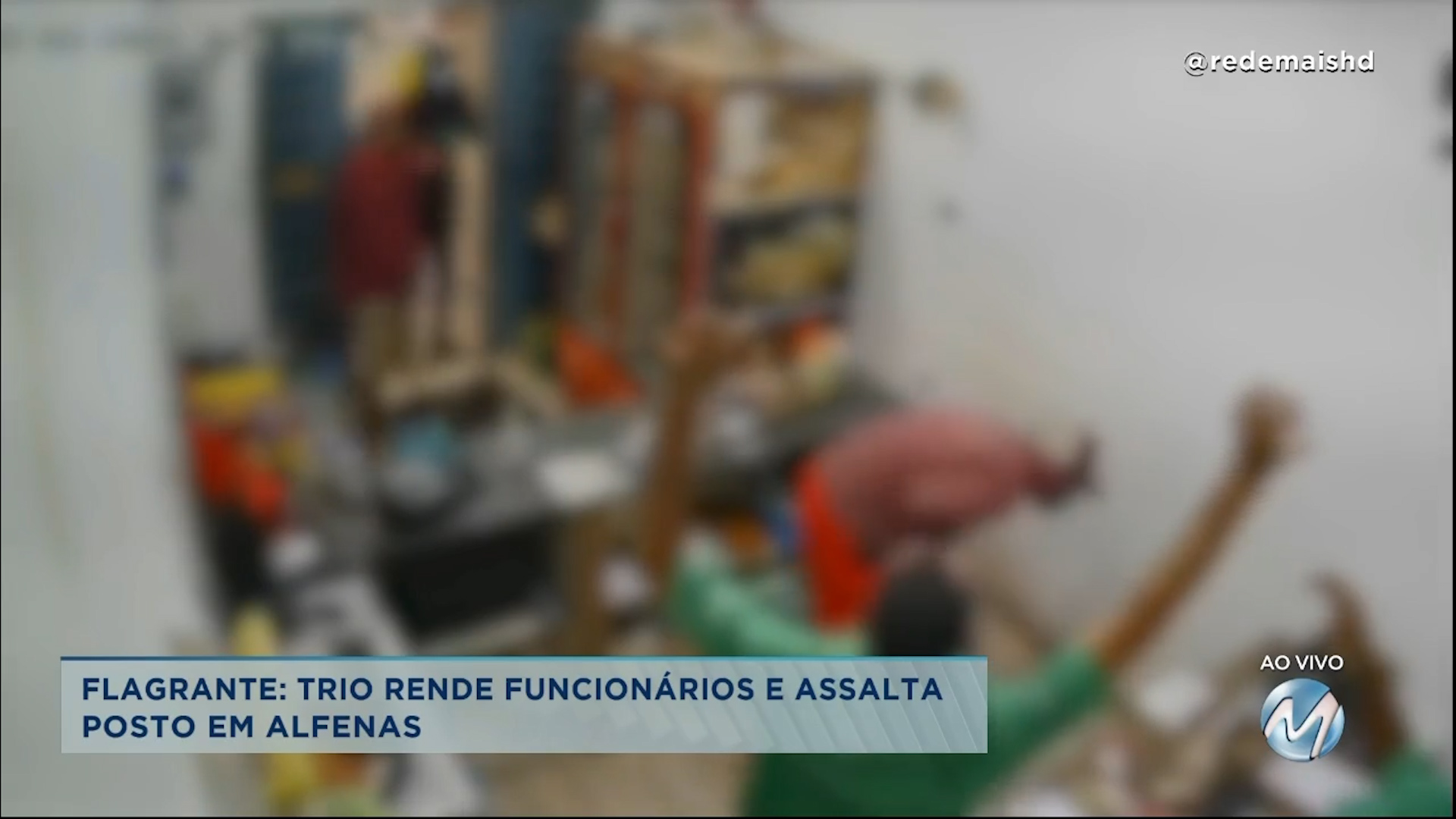 Trio rende funcionários e assalta posto de combustíveis em Alfenas
