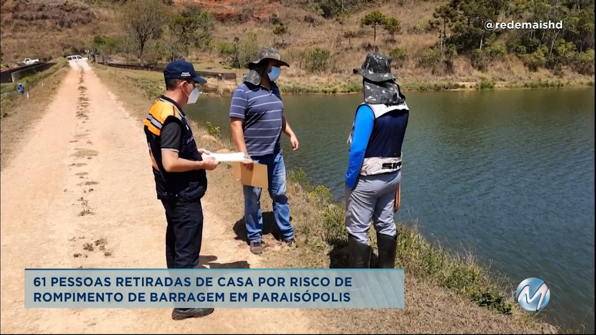 Barragem em Paraisópolis: 61 pessoas são retiradas de casa por risco de rompimento