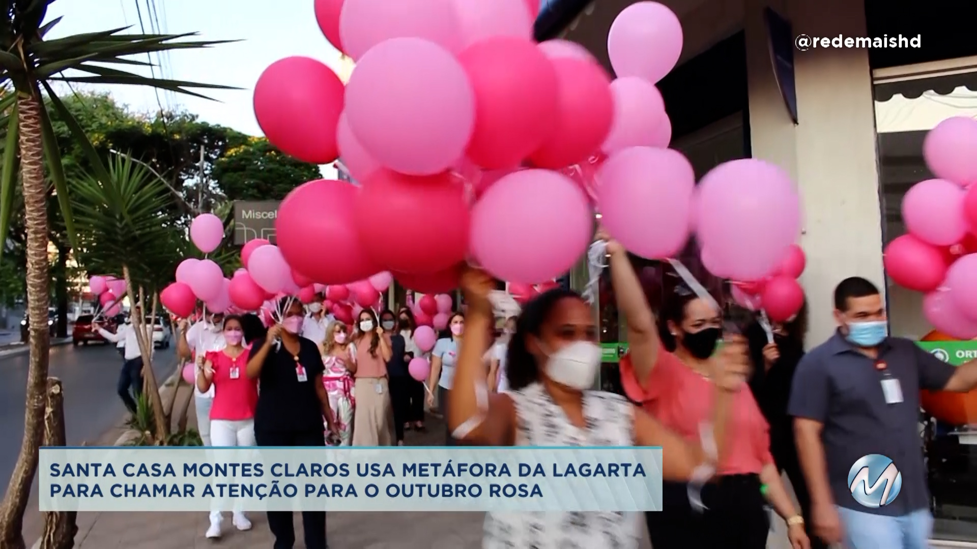 Santa Casa de Montes Claros usa metáfora para chamar atenção para o Outubro Rosa