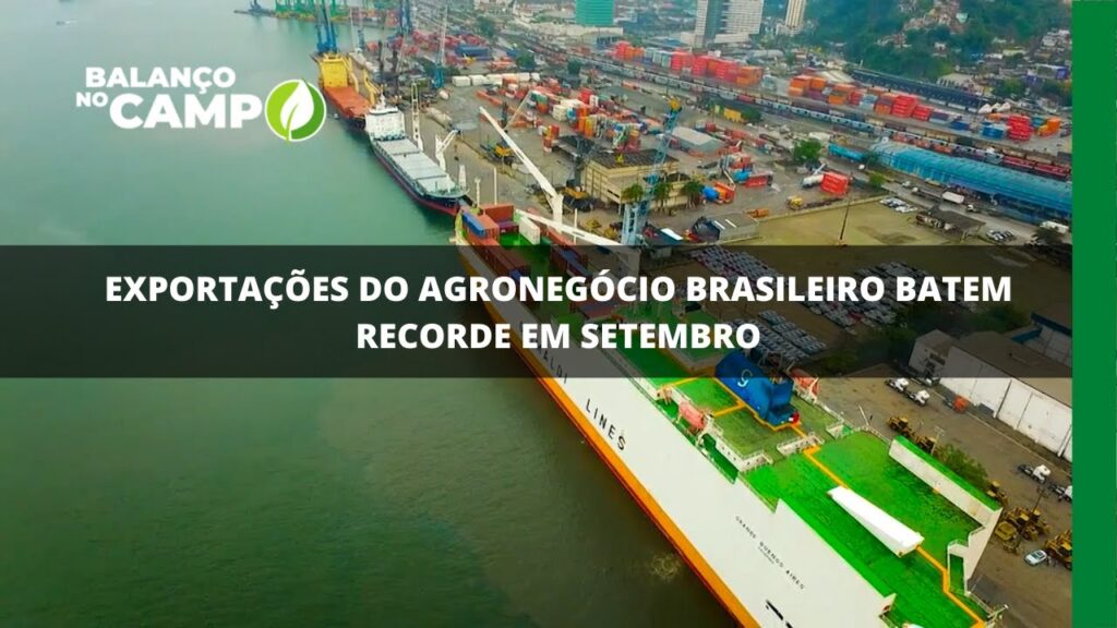 Mais de U$ 10 Bi: exportações batem recorde em setembro