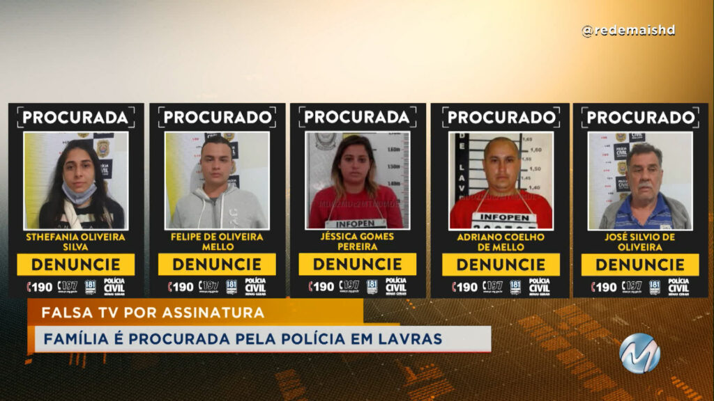 Família do crime: Suspeitos aplicavam golpe da “Falsa TV por assinatura”