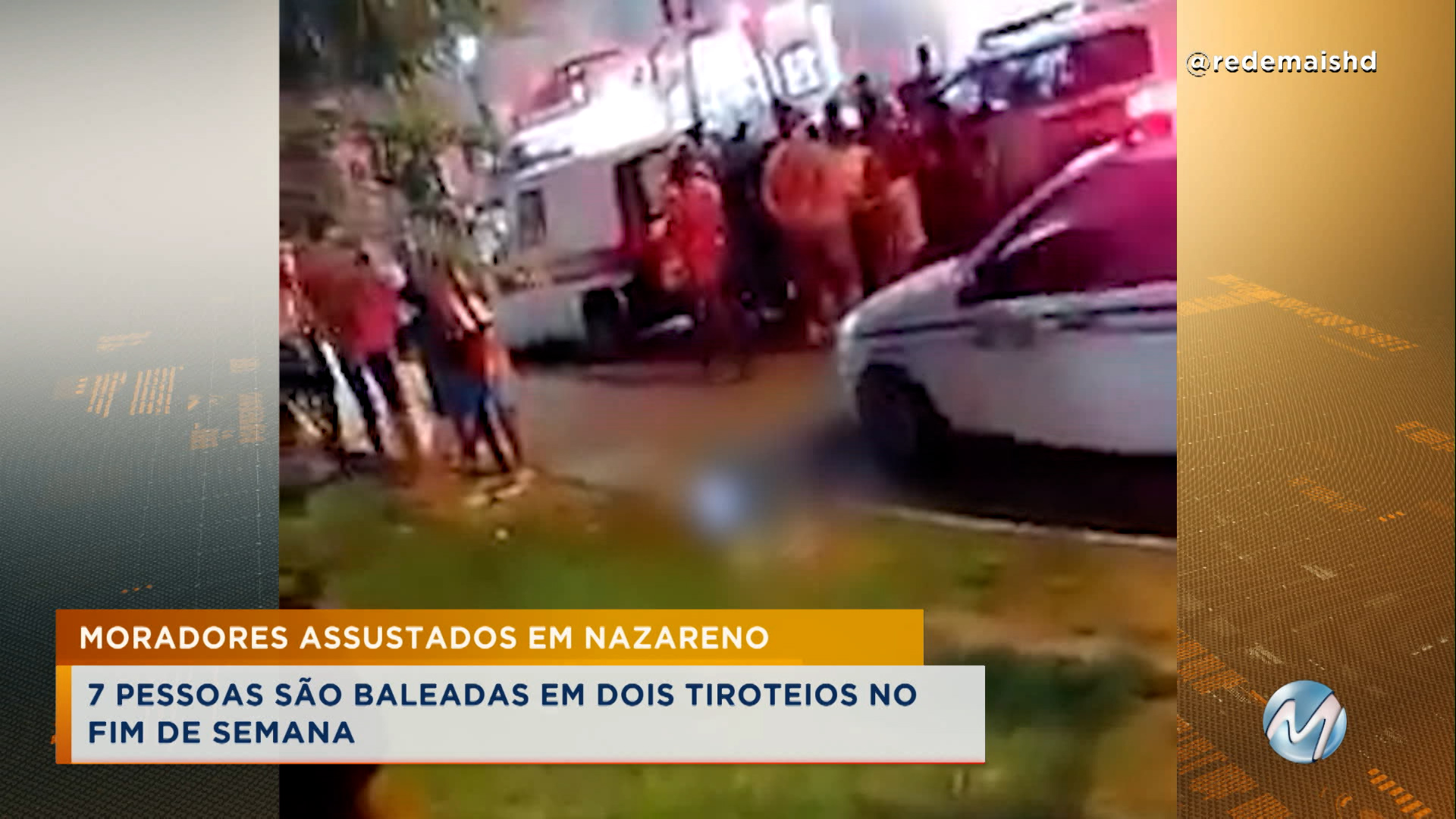 Tiroteios assustam moradores e deixam 7 feridos em Nazareno
