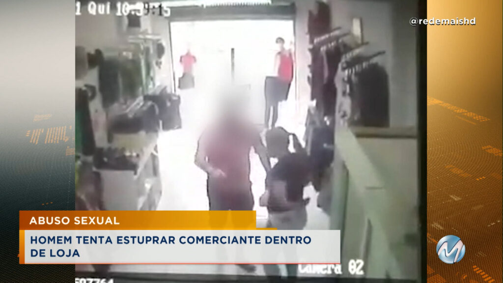 Homem tenta estuprar comerciante dentro de loja