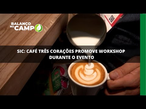 Café Três Corações: workshop sobre late art