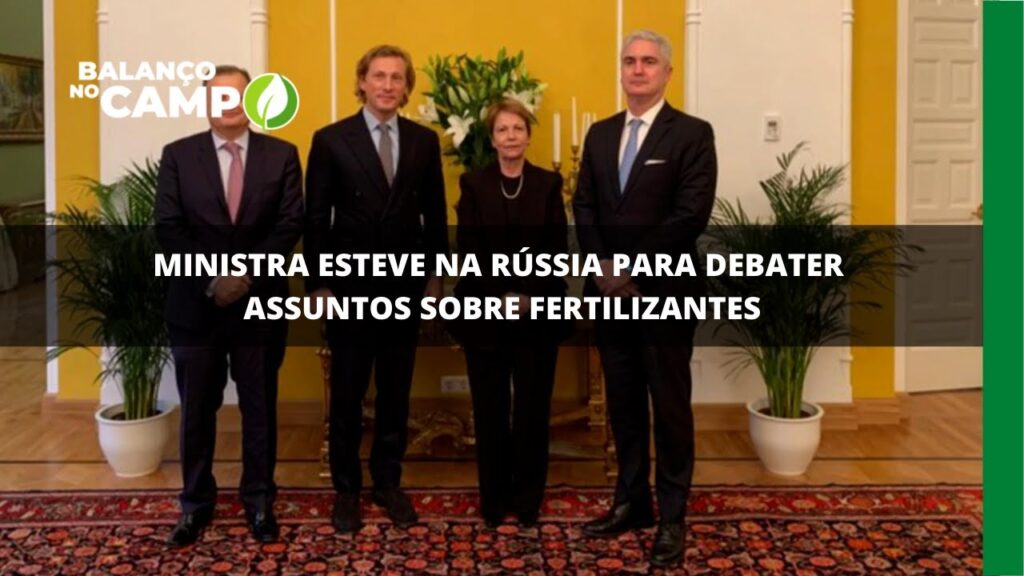 Ministra Tereza Cristina viaja para Moscou e se encontra com autoridades russas