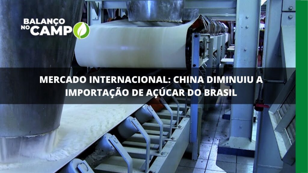 China reduz a importação de açúcar brasileiro