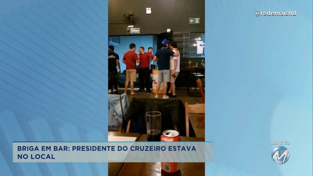 Briga em bar: presidente do Cruzeiro estava no local onde houve confusão