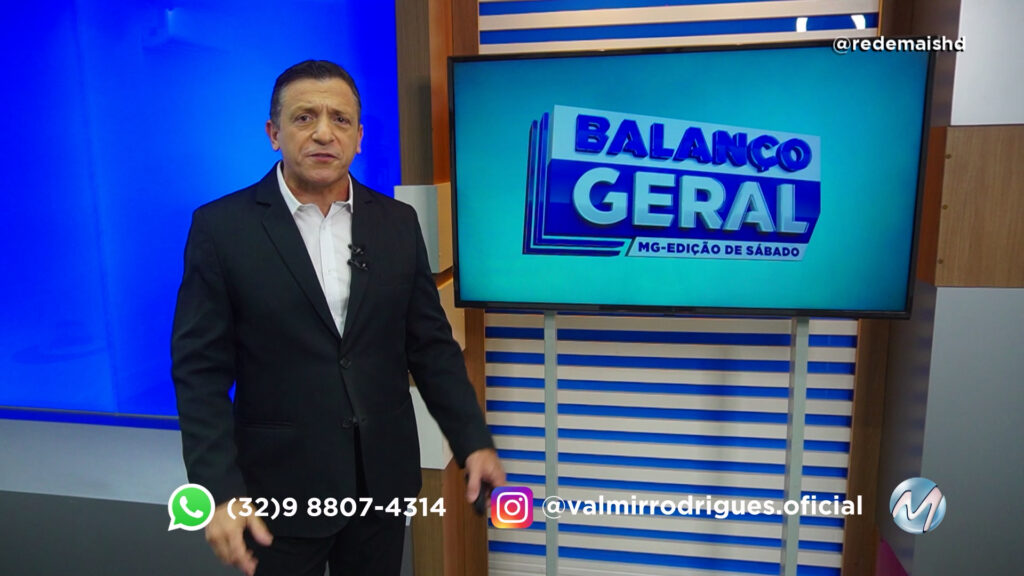 Valmir Rodrigues comanda o Balanço Geral Especial de sábado – 11/12/2021 – Acompanhe!