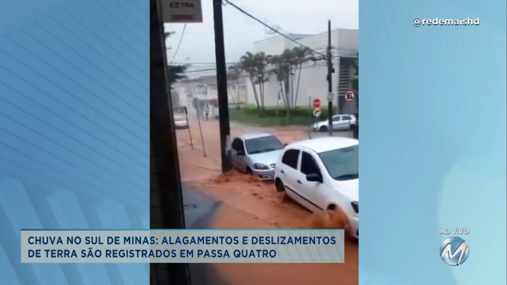 Alagamentos e deslizamentos de terra são registrados em Passa Quatro