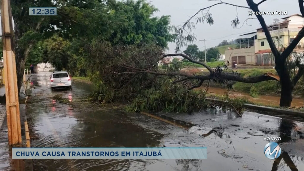 Chuva causa transtornos para moradores de Itajubá