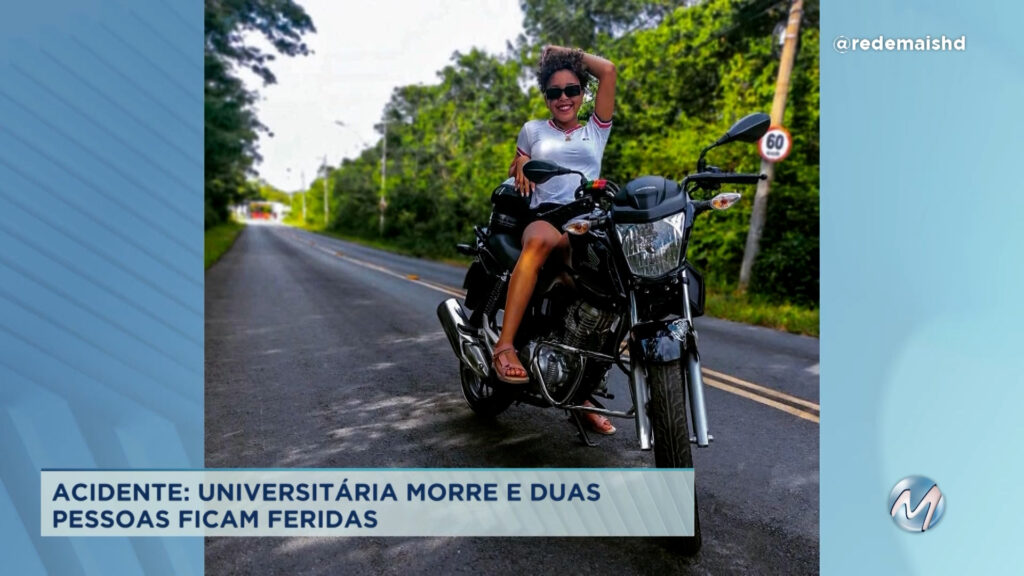 Universitária morre após batida entre moto e carro em Montes Claros