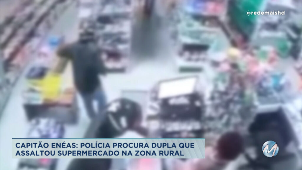 Supermercado é assaltado na zona rural de Capitão Enéas