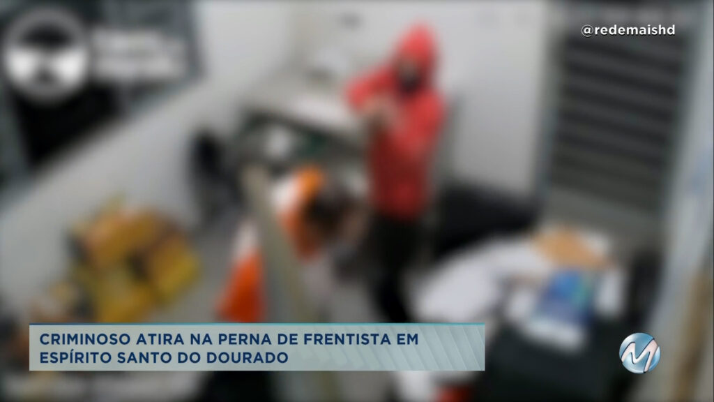 Frentista é baleado durante assalto em Espírito Santo do Dourado