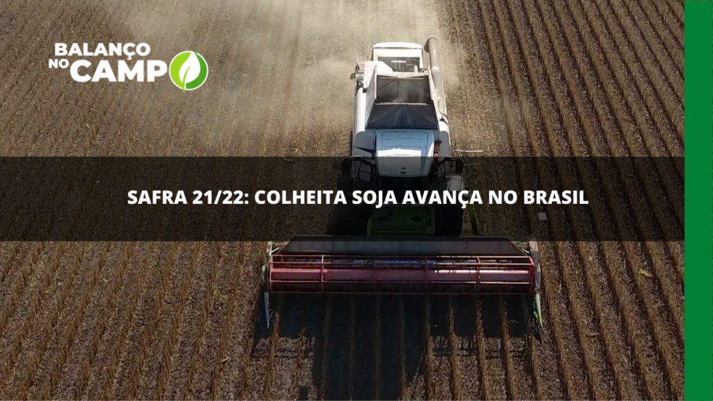 Colheita da soja atinge 44% de área no Brasil