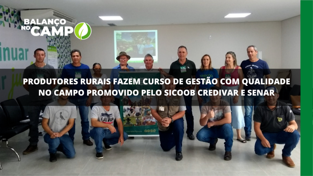 Sicoob Credivar promove curso para produtores rurais