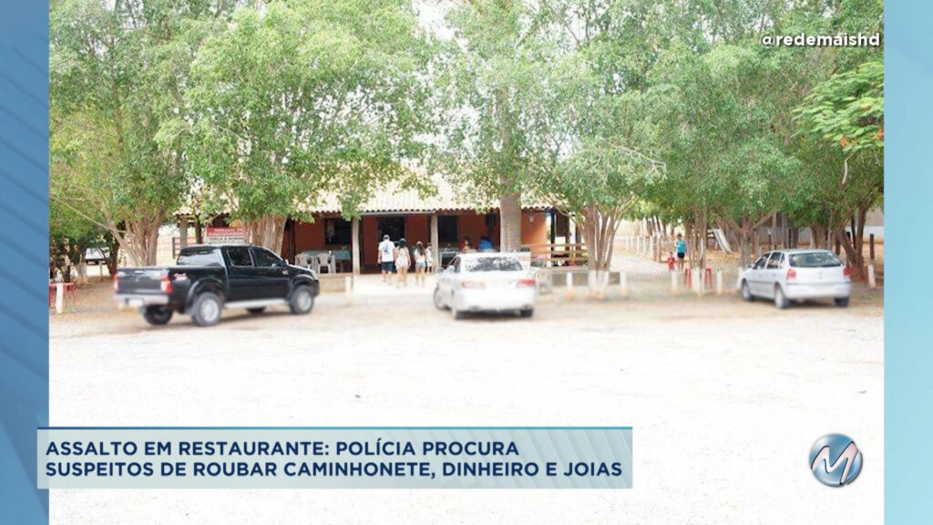 Janaúba: dupla armada assalta restaurante na MG-401.