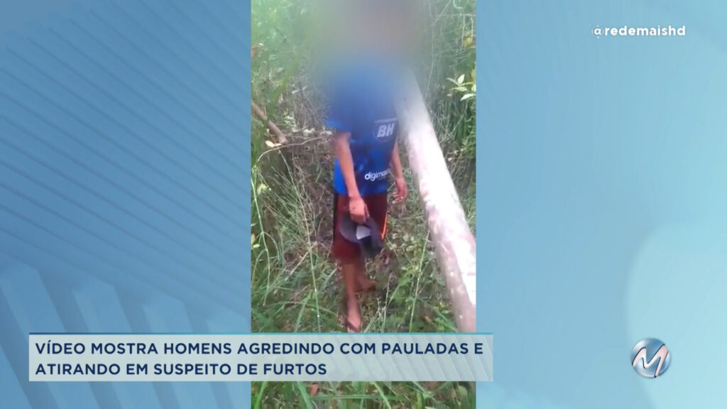 Vídeo mostra agressão na zona rural de Bocaiuva.